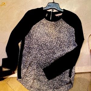 Rebecca Taylor silk blouse with zipper back